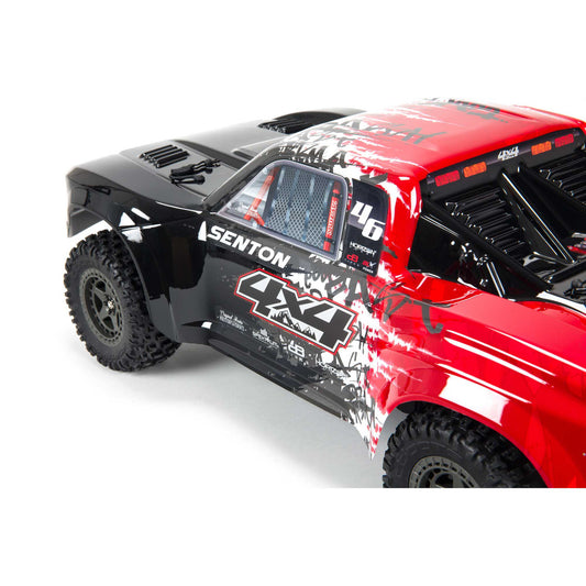 Arrma 1/10 SENTON 3S 4X4 RTR Brushless Short Course Truck, Red