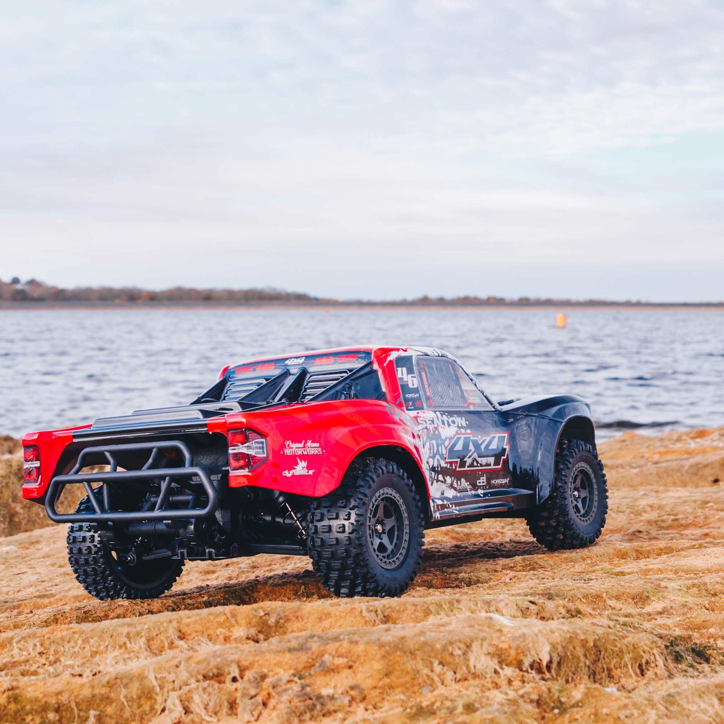 Arrma 1/10 SENTON 3S 4X4 RTR Brushless Short Course Truck, Red