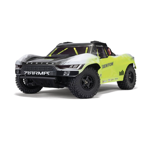 ARRMA 1/10 SENTON 223S BLX Brushless 4X4 Short Course Truck RTR with DSC, Yellow