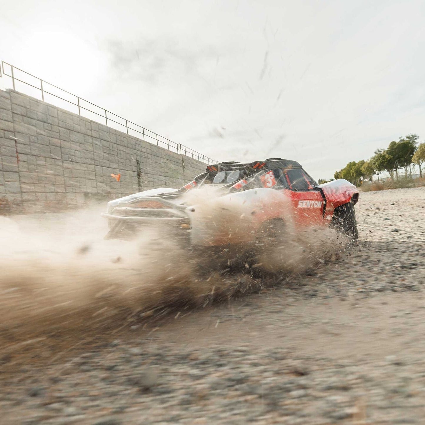 ARRMA 1/10 SENTON 223S BLX Brushless 4X4 Short Course Truck RTR with DSC, Red