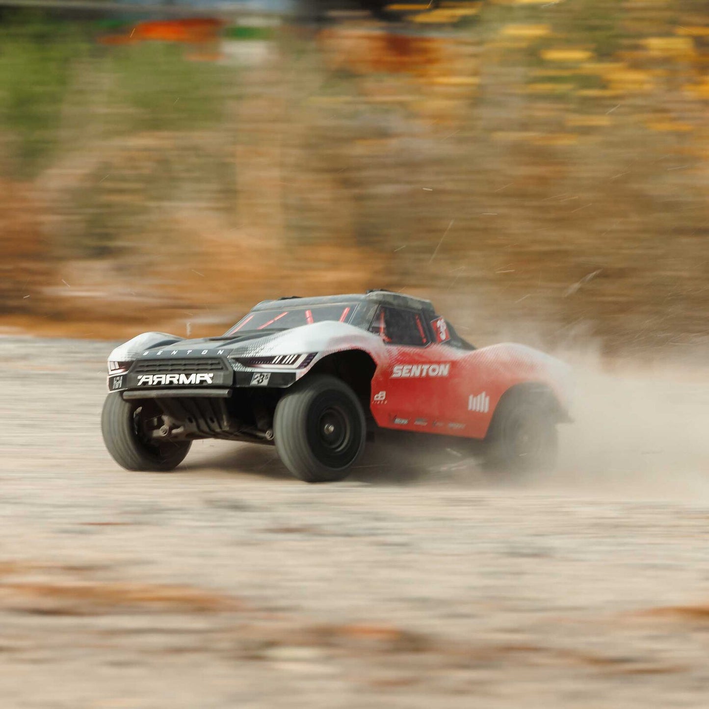 ARRMA 1/10 SENTON 223S BLX Brushless 4X4 Short Course Truck RTR with DSC, Red