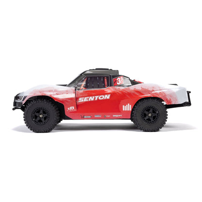ARRMA 1/10 SENTON 223S BLX Brushless 4X4 Short Course Truck RTR with DSC, Red