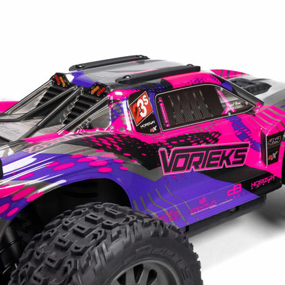 Arrma 1/10 VORTEKS 223S DSC 4X4 RTR Brushless Stadium Truck, Purple