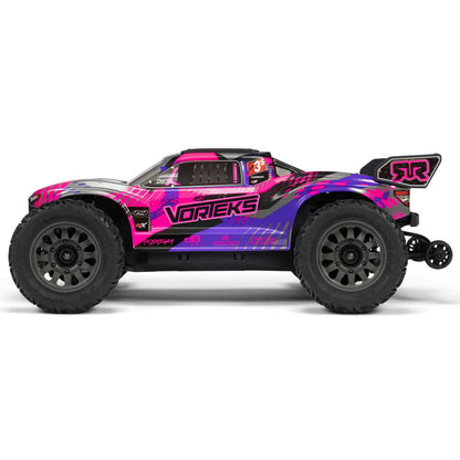 Arrma 1/10 VORTEKS 223S DSC 4X4 RTR Brushless Stadium Truck, Purple