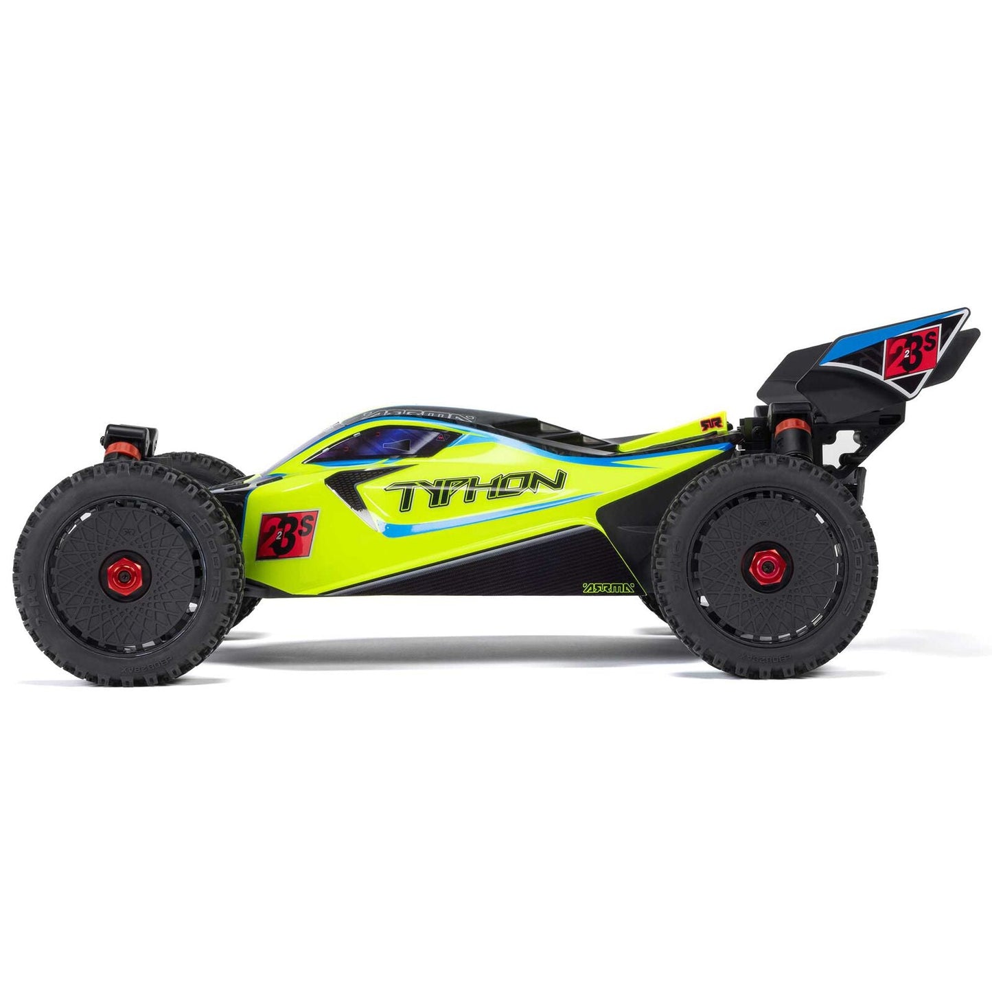 ARRMA 1/8 TYPHON 223S BLX Brushless 4X4 Buggy RTR with DSC, Yellow