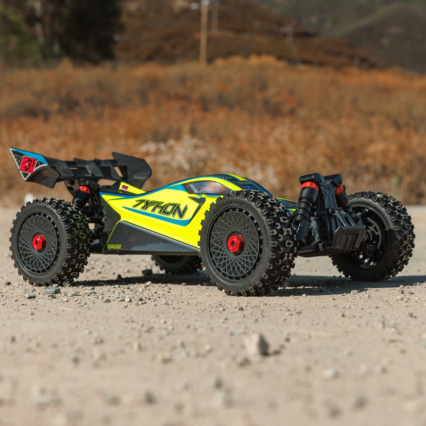 ARRMA 1/8 TYPHON 223S BLX Brushless 4X4 Buggy RTR with DSC, Yellow
