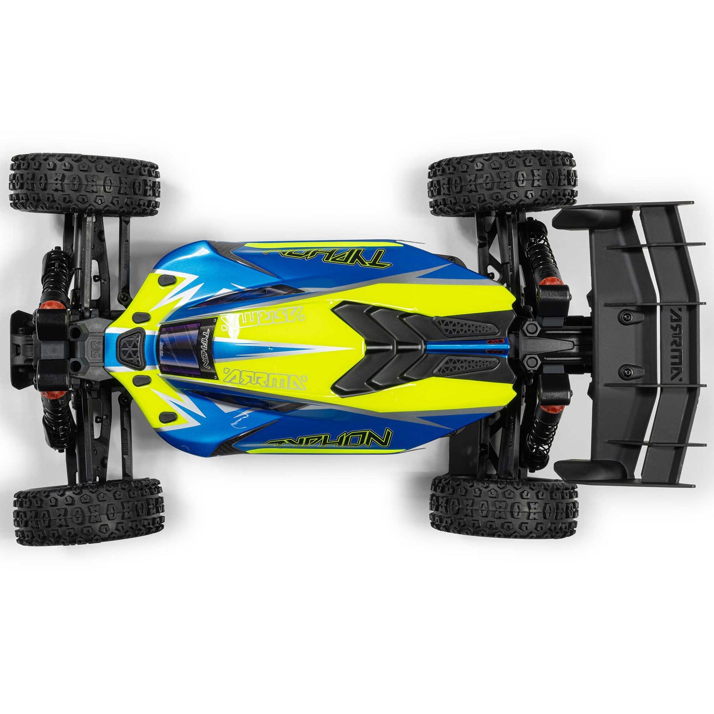1/8 TYPHON 4X4 223S BLX BRUSHLESS BUGGY RTR WITH DSC  BLUE/YELLOW