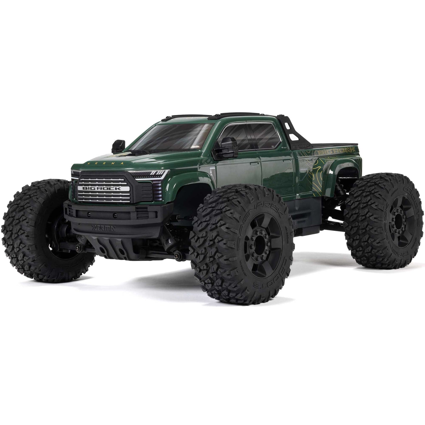 1/10 BIG ROCK 4X4 223S BLX BRUSHLESS STREET TRUCK RTR WITH DSC, (Green)