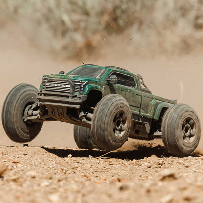 1/10 BIG ROCK 4X4 223S BLX BRUSHLESS STREET TRUCK RTR WITH DSC, (Green)