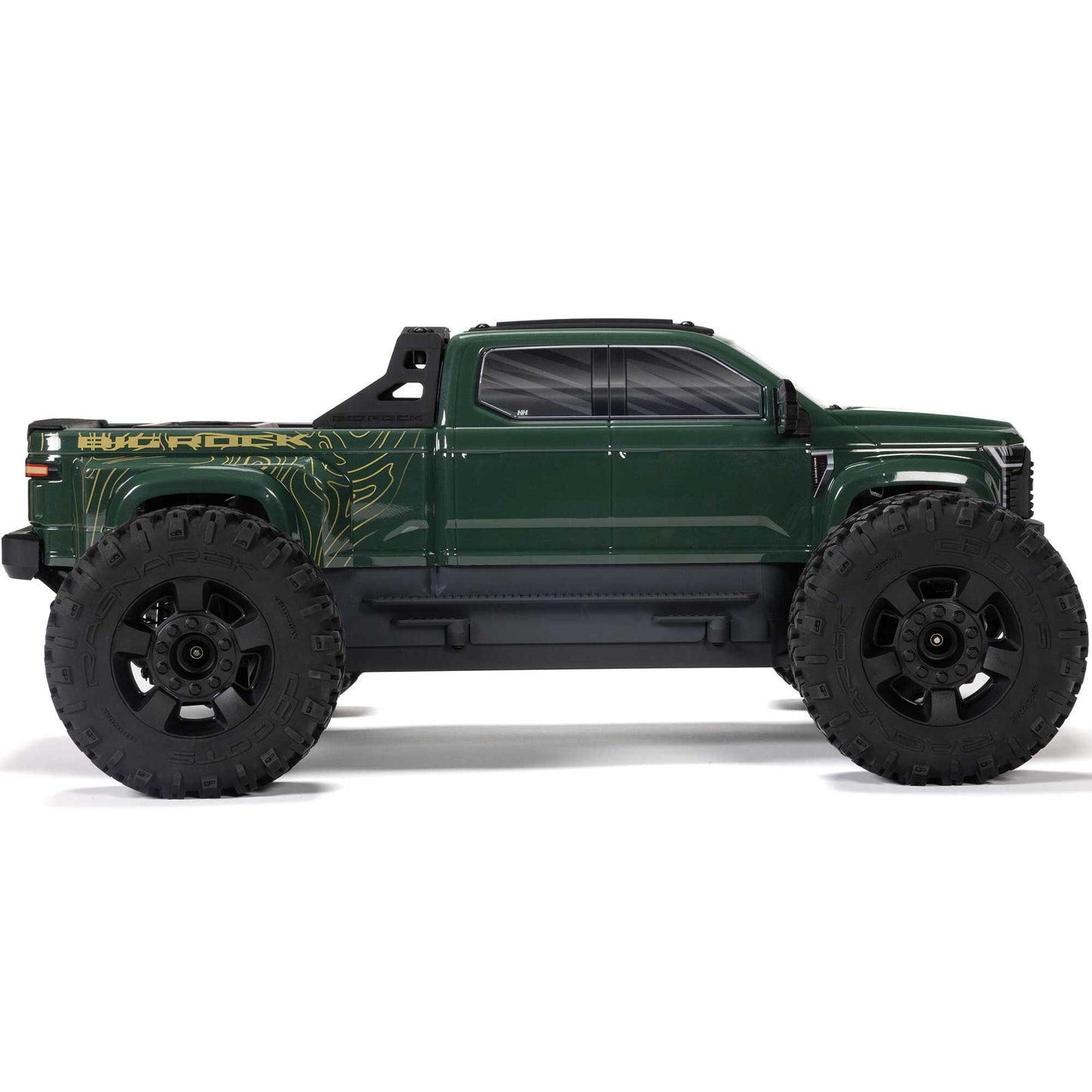 1/10 BIG ROCK 4X4 223S BLX BRUSHLESS STREET TRUCK RTR WITH DSC, (Green)