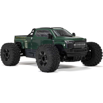 1/10 BIG ROCK 4X4 223S BLX BRUSHLESS STREET TRUCK RTR WITH DSC, (Green)