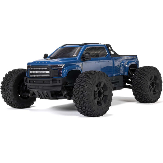1/10 BIG ROCK 4X4 223S BLX BRUSHLESS STREET TRUCK RTR WITH DSC, (Blue)