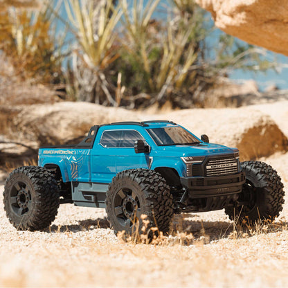 1/10 BIG ROCK 4X4 223S BLX BRUSHLESS STREET TRUCK RTR WITH DSC, (Blue)