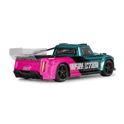 1/8 INFRACTION 223S DSC 4X4 RTR Brushless All-Road Street Bash Truck, Teal/Pink