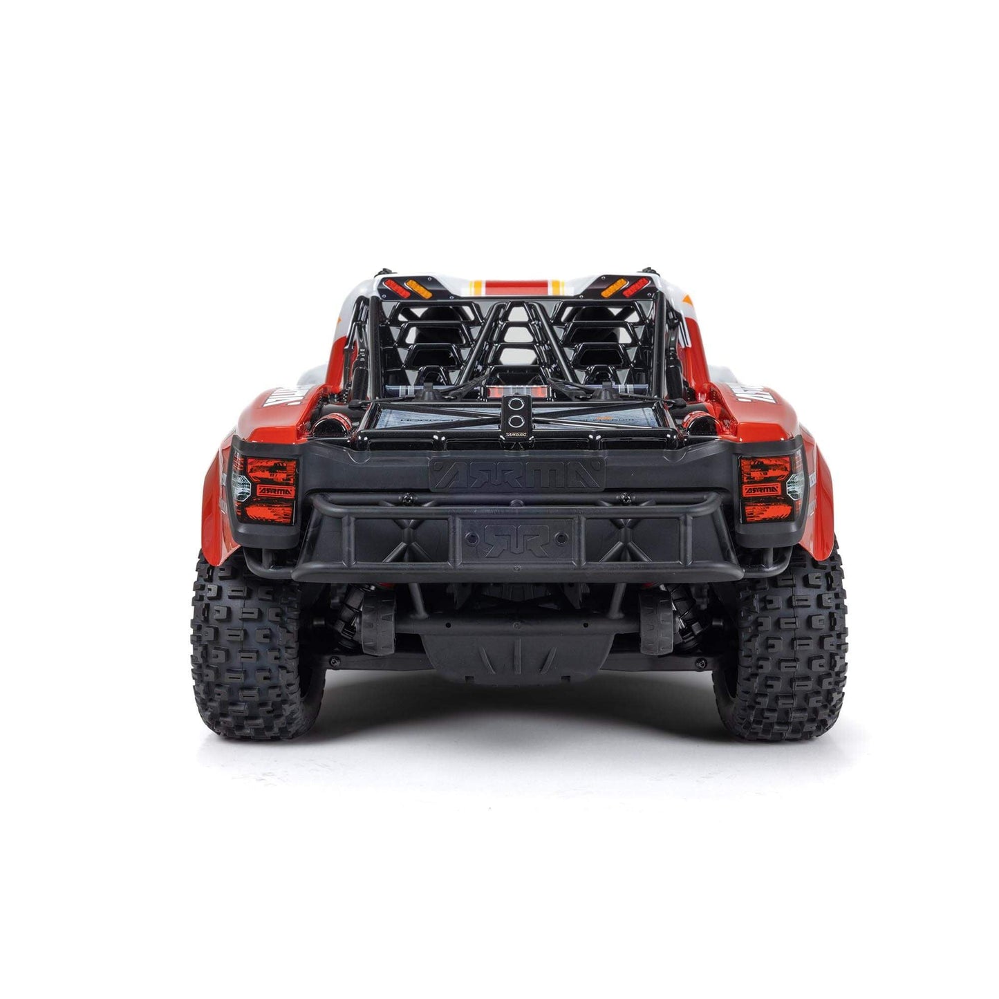 ARRMA MOJAVE 4X4 4S BLX 1/8th Scale Desert Trk White/Red