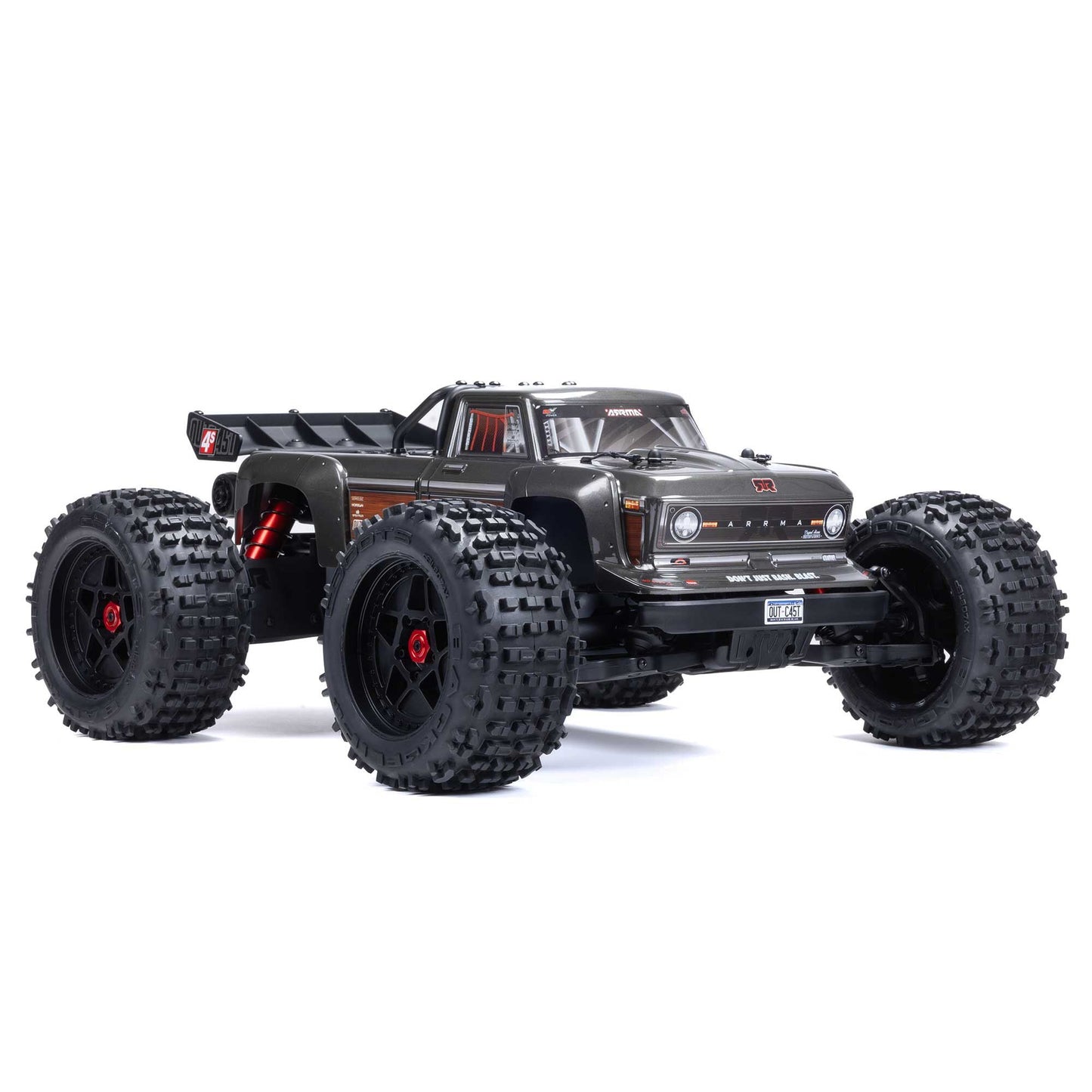ARRMA Outcast 4X4 4s Brushless 1/10TH 4WD Stunt truck  Gunmetal grey