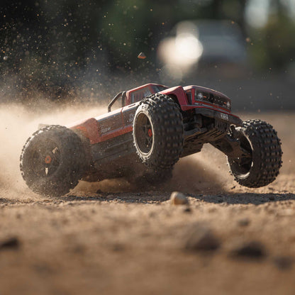 Arrma Outcast 4X4 4s brushless 1/10 4wd stunt truck red