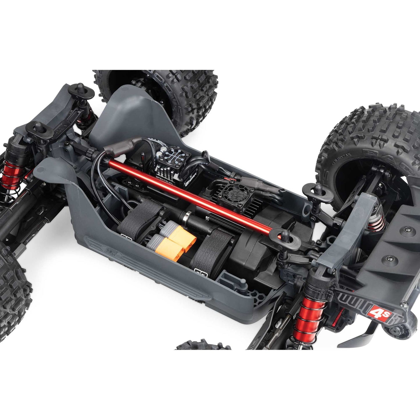 Arrma Outcast 4X4 4s brushless 1/10 4wd stunt truck red
