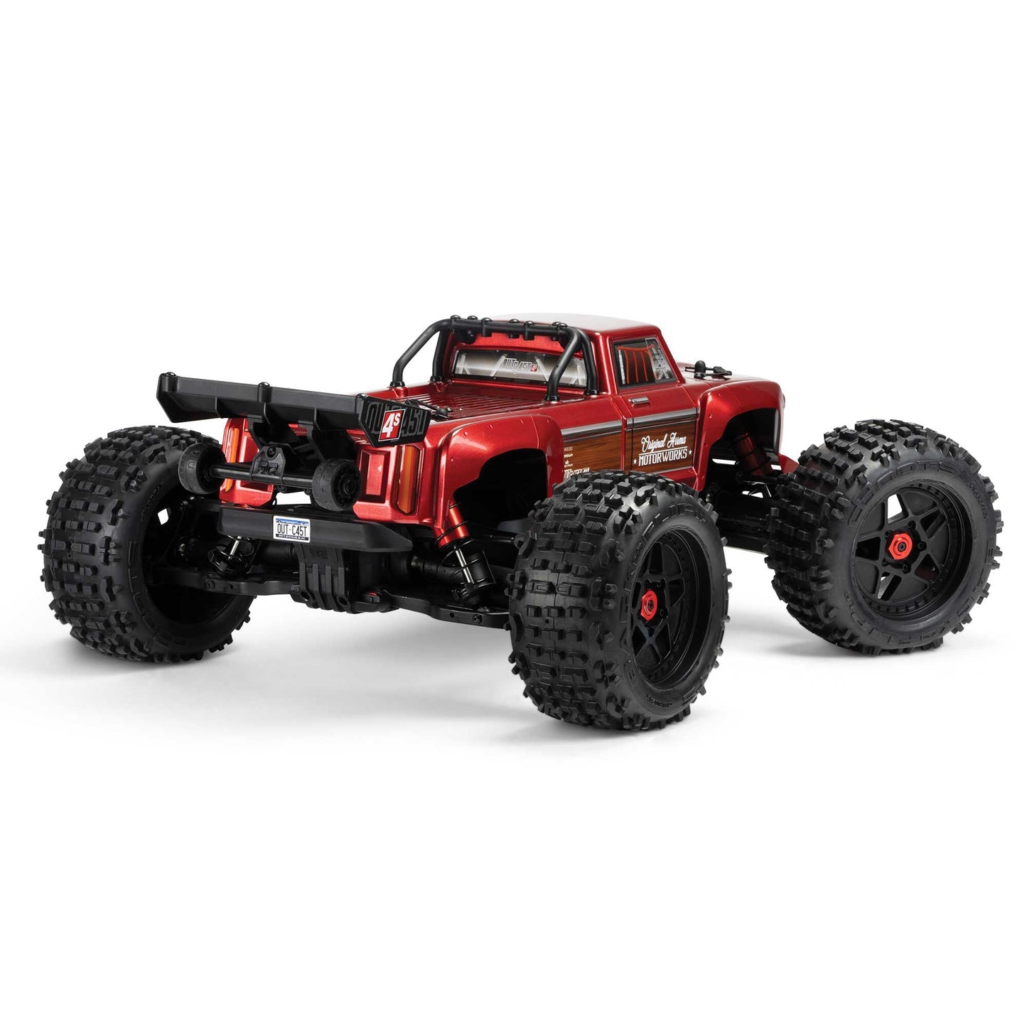 Arrma Outcast 4X4 4s brushless 1/10 4wd stunt truck red