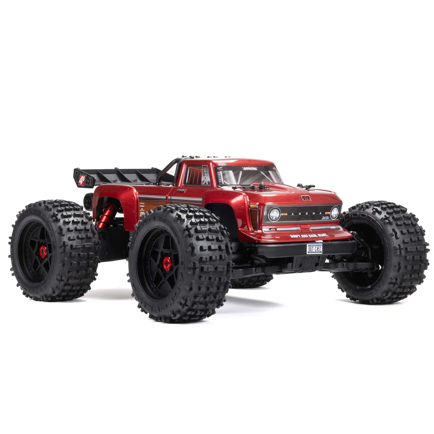 Arrma Outcast 4X4 4s brushless 1/10 4wd stunt truck red