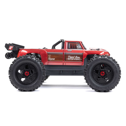 Arrma Outcast 4X4 4s brushless 1/10 4wd stunt truck red