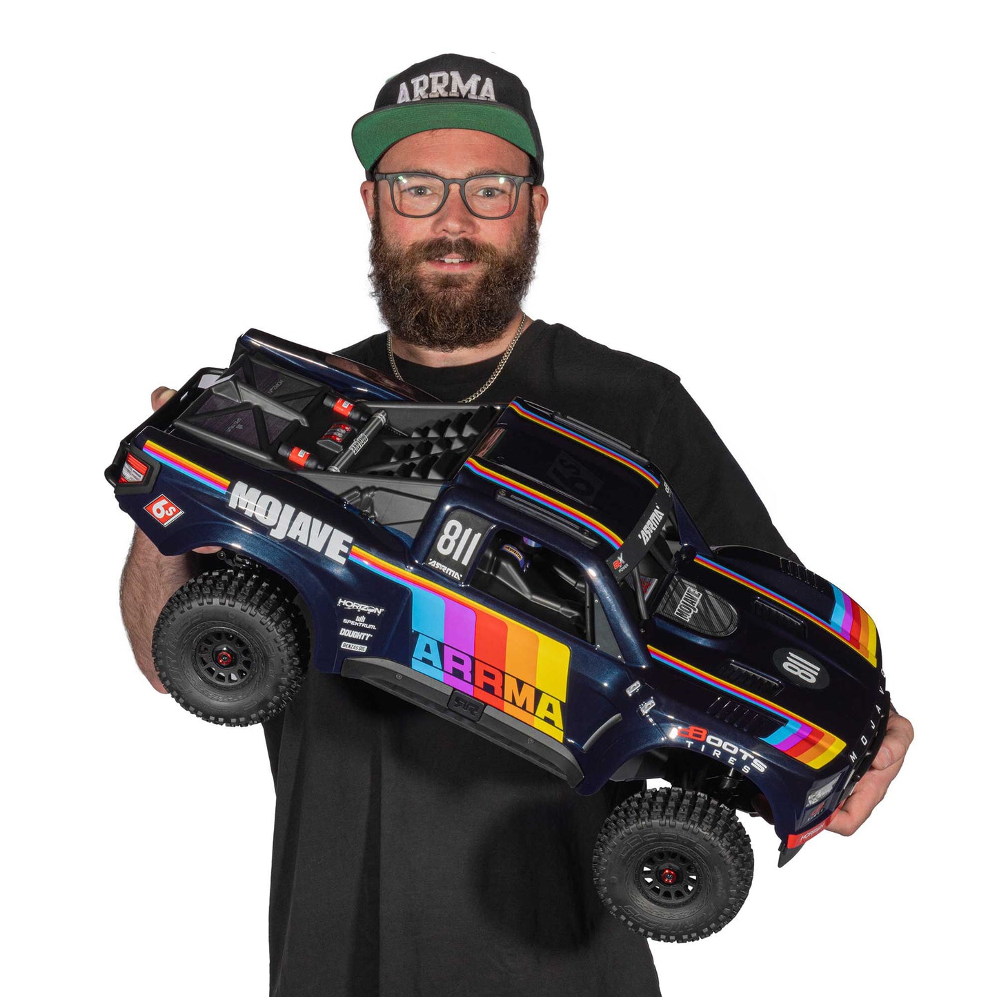 1/7 MOJAVE 6S 4X4 RTR Brushless Desert Truck, Blue
