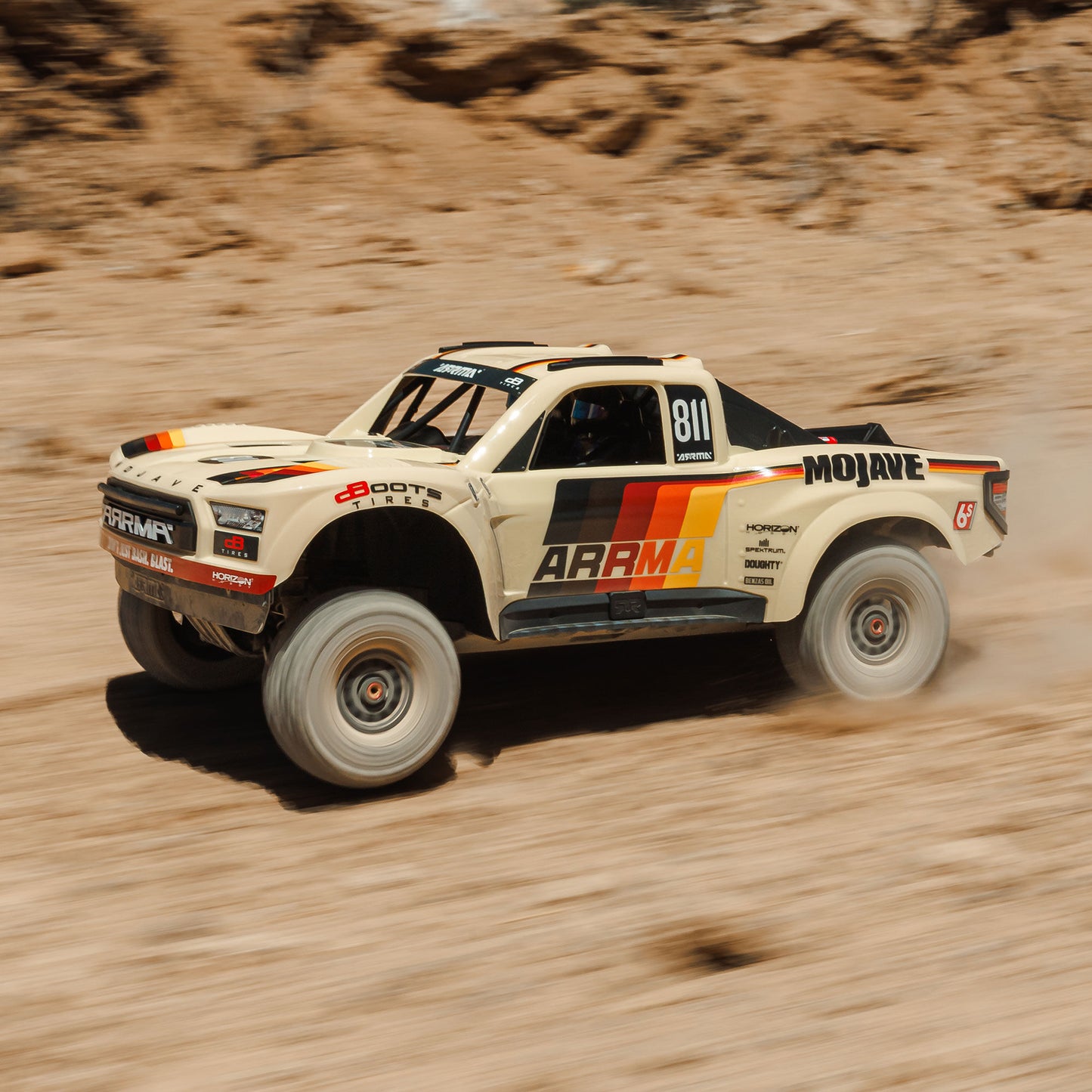 1/7 MOJAVE 6S 4X4 RTR Brushless Desert Truck, Beige