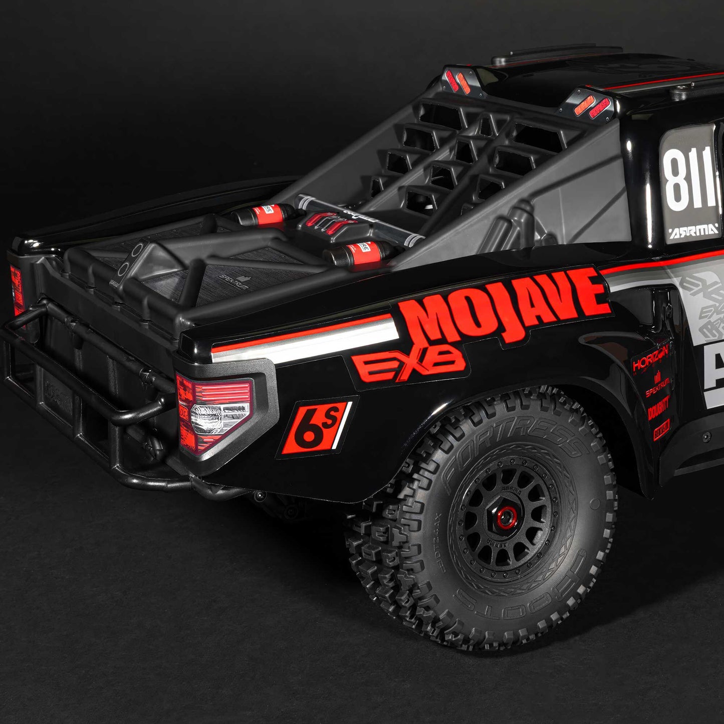 1/7 MOJAVE 6S EXB 4X4 RTR Brushless Desert Truck, Black