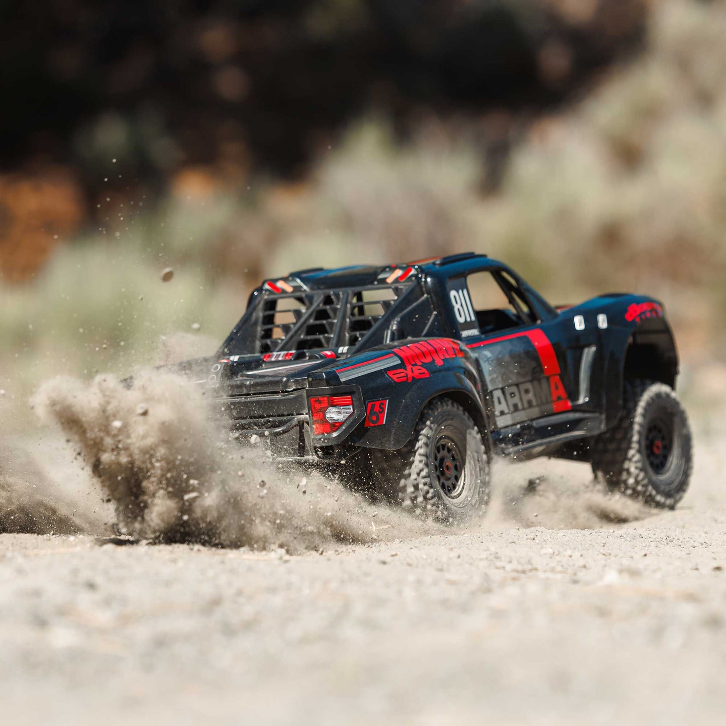 1/7 MOJAVE 6S EXB 4X4 RTR Brushless Desert Truck, Black