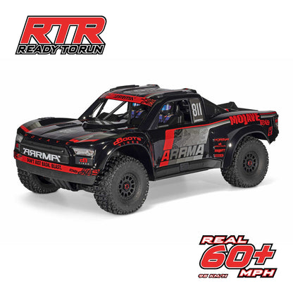 1/7 MOJAVE 6S EXB 4X4 RTR Brushless Desert Truck, Black