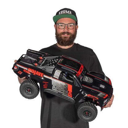 1/7 MOJAVE 6S EXB 4X4 RTR Brushless Desert Truck, Black