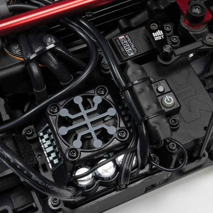 1/7 ARRMA LIMITLESS 120 8S Red/Black + (2) 14.8V 6800mAh 4S 120C Smart G2 Pro Basher LiPo Batteries: IC5