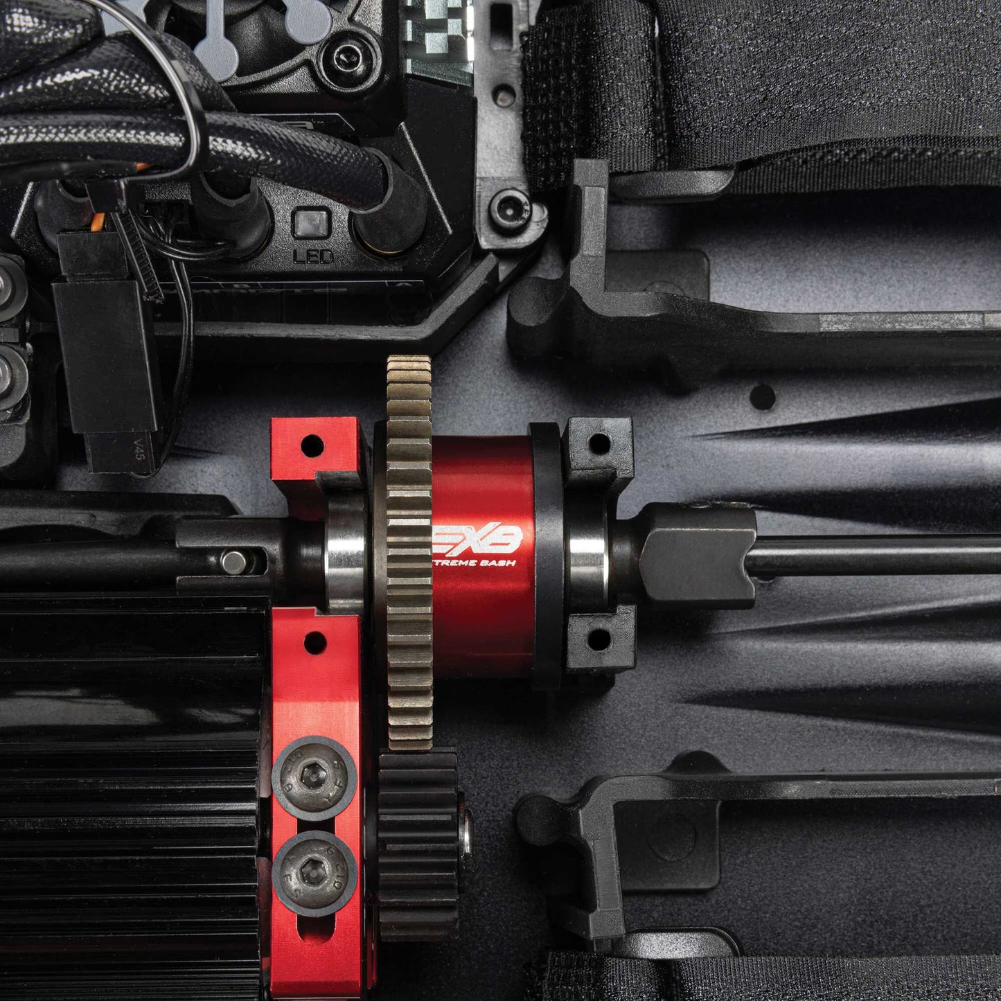 1/7 ARRMA LIMITLESS 120 8S Red/Black + (2) 14.8V 6800mAh 4S 120C Smart G2 Pro Basher LiPo Batteries: IC5