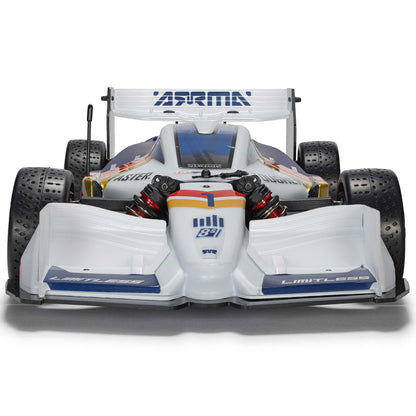 1/7 ARRMA LIMITLESS 120 8S White/Blue + (2) 14.8V 6800mAh 4S 120C Smart G2 Pro Basher LiPo Batteries: IC5
