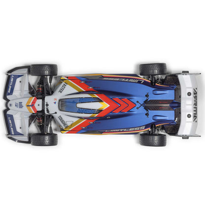 1/7 LIMITLESS 120 8S BLX SPEED MACHINE RTR w AVC, White/Blue