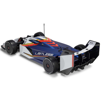 1/7 LIMITLESS 120 8S BLX SPEED MACHINE RTR w AVC, White/Blue