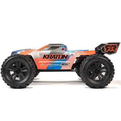 Arrma 1/8 KRATON 4X4 6S BLX BRUSHLESS V6 SPEED TRUCK RTR (Blue/Orange)