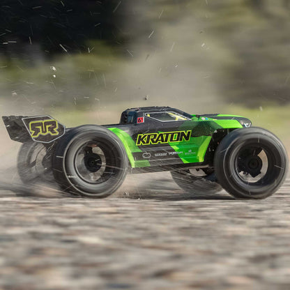 Arrma 1/8 KRATON 4X4 6S BLX Brushless V6 Speed Truck RTR (Green/Black)