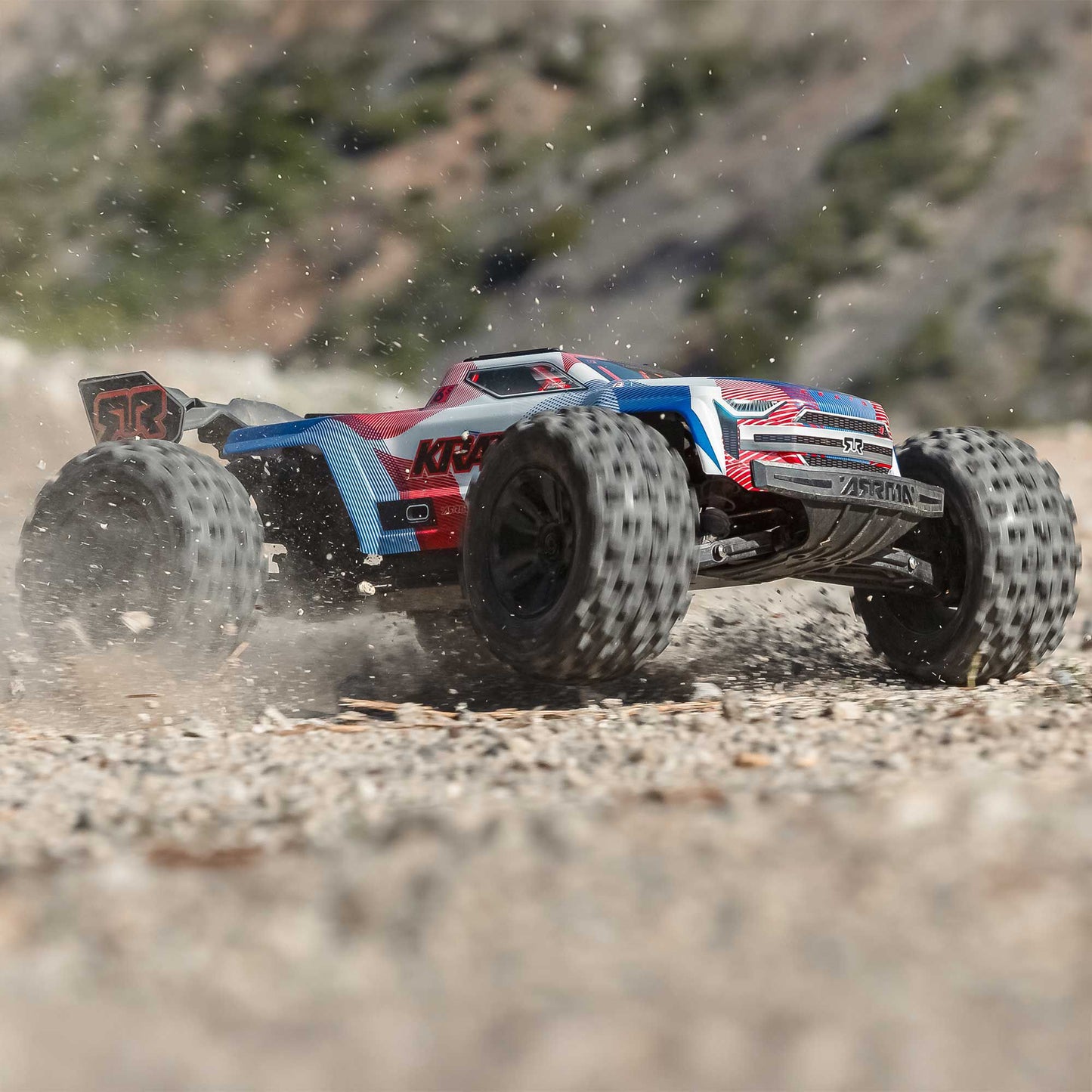 1/8 KRATON 4X4 6S BLX BRUSHLESS V6 SPEED TRUCK RTR (Blue/Red)