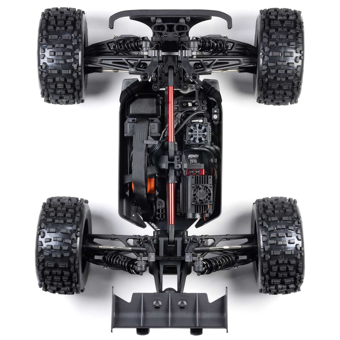 Arrma 1/8 NOTORIOUS 4X4 6S BLX BRUSHLESS V6 STUNT TRUCK RTR (Black)