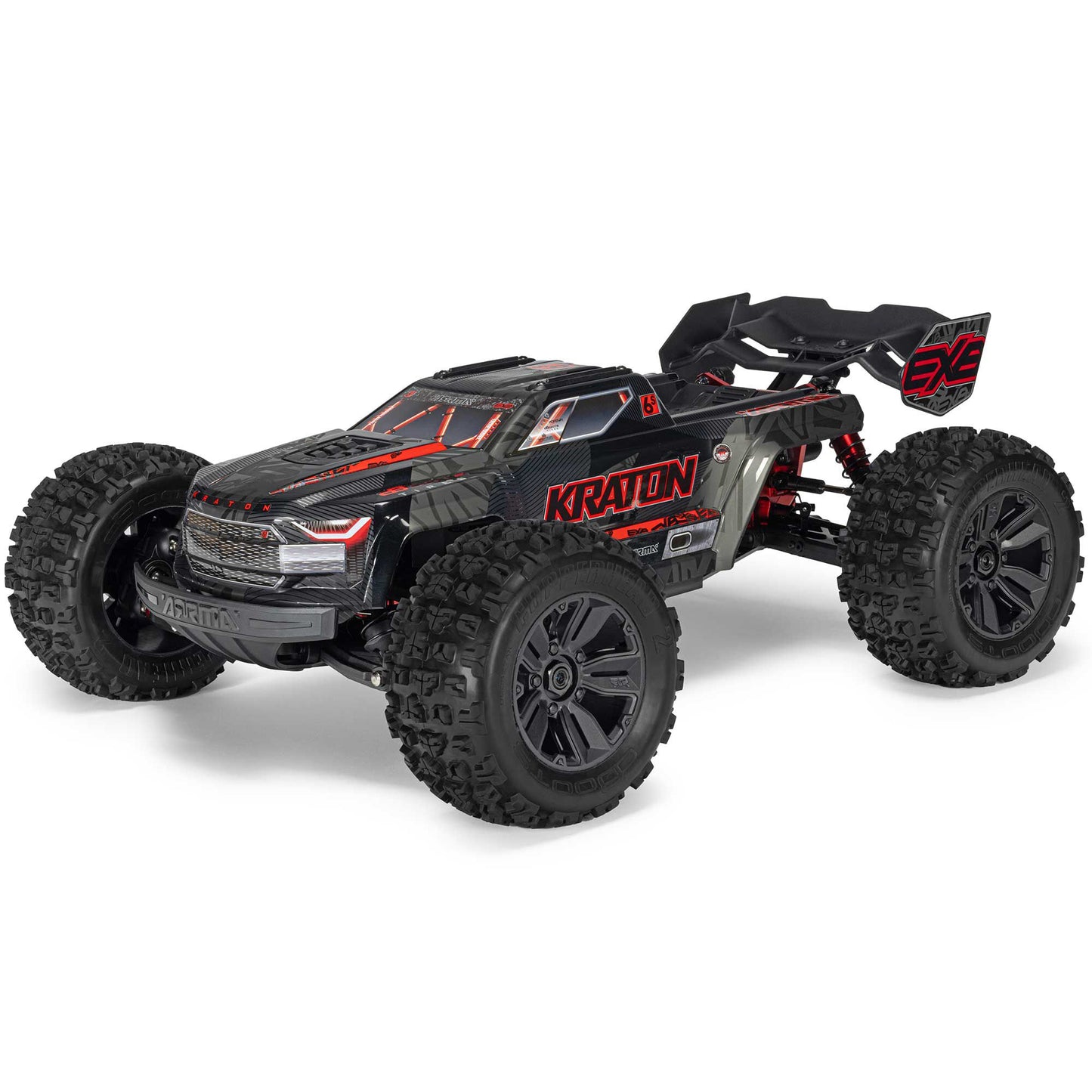 Arrma 1/8 KRATON 4X4 6S EXB BLX BRUSHLESS V6 SPEED TRUCK RTR, BLACK