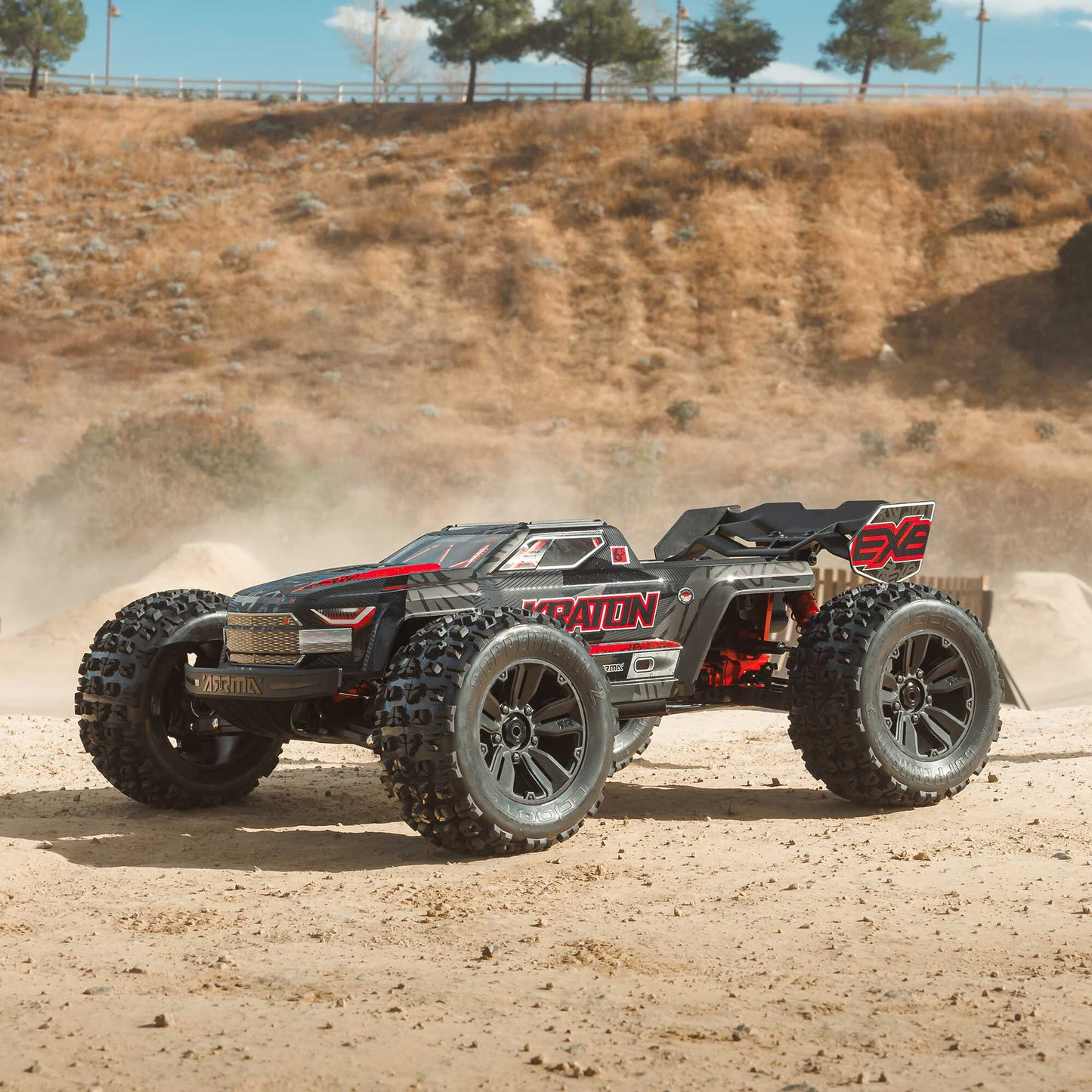 Arrma 1/8 KRATON 4X4 6S EXB BLX BRUSHLESS V6 SPEED TRUCK RTR, BLACK