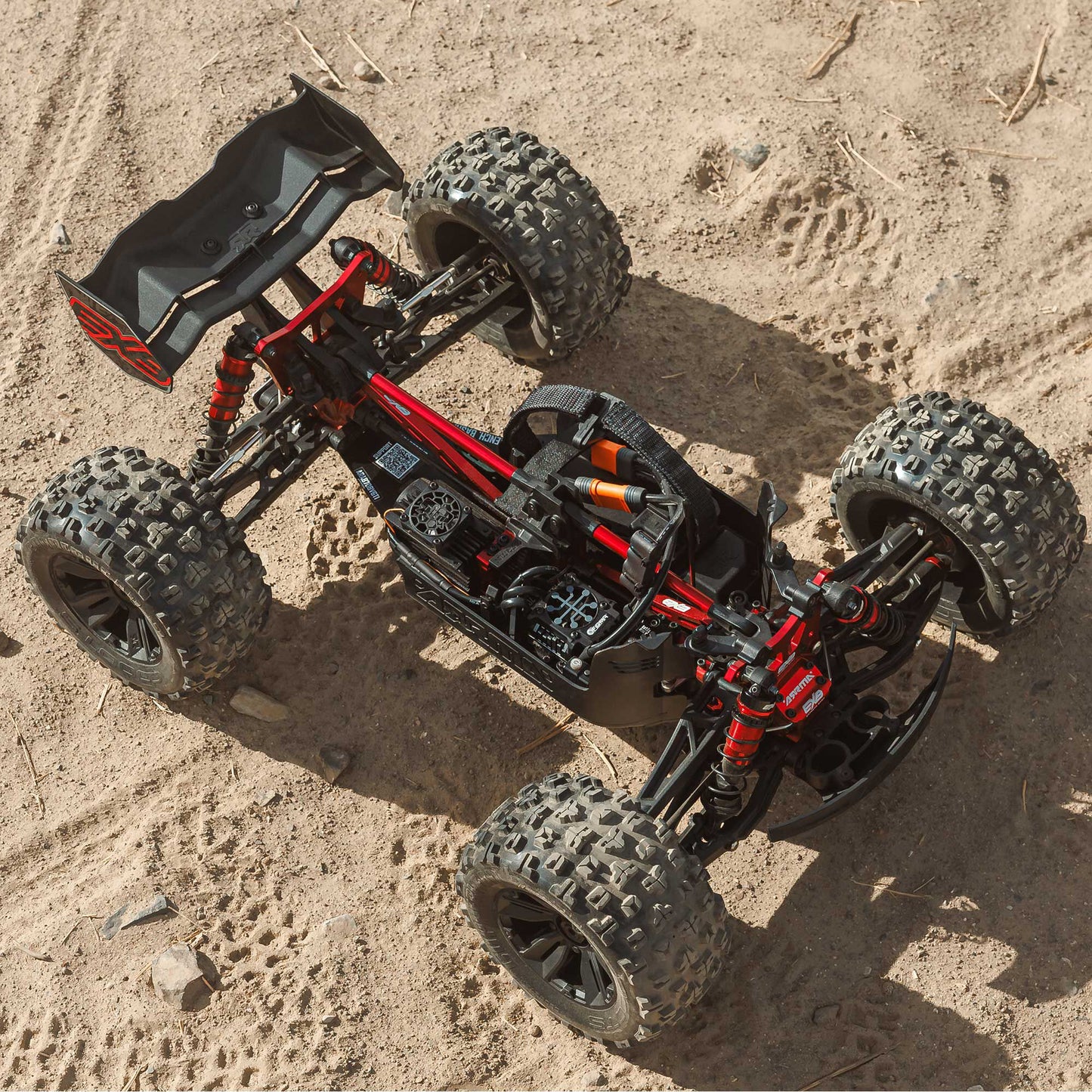 Arrma 1/8 KRATON 4X4 6S EXB BLX BRUSHLESS V6 SPEED TRUCK RTR, BLACK