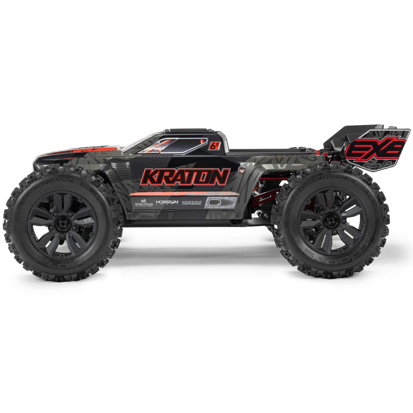 Arrma 1/8 KRATON 4X4 6S EXB BLX BRUSHLESS V6 SPEED TRUCK RTR, BLACK