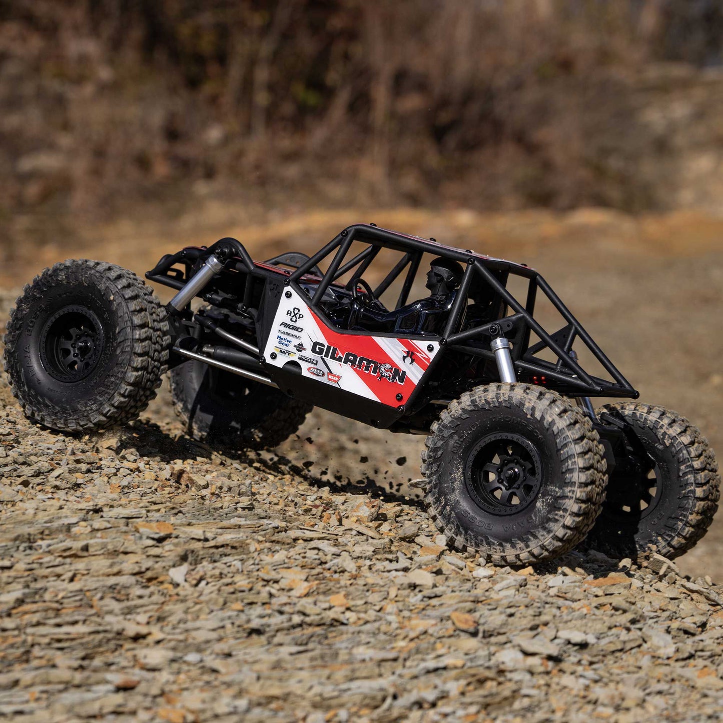 1/8 AXP8 Gilamon 2.2 4X4 RTR Brushed Trail Buggy, Red