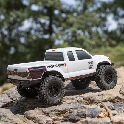 Axial 1/24 SCX24 Base Camp 4X4 RTR Brushed Rock Crawler (Battery & Charger Included), White
