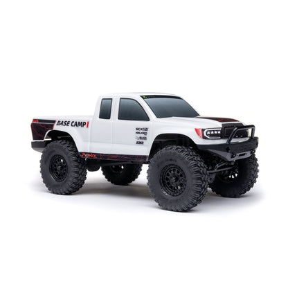 Axial 1/24 SCX24 Base Camp 4X4 RTR Brushed Rock Crawler (Battery & Charger Included), White