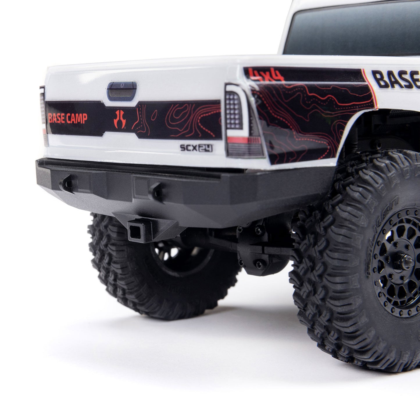 Axial 1/24 SCX24 Base Camp 4X4 RTR Brushed Rock Crawler (Battery & Charger Included), White