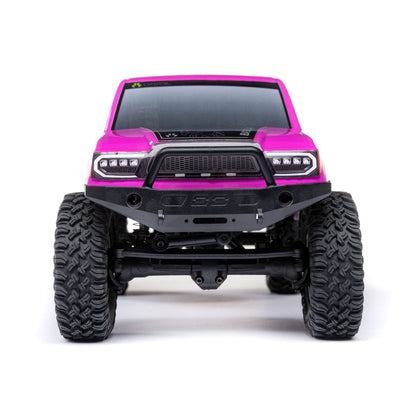 Axial 1/24 SCX24 Base Camp 4X4 RTR Brushed Rock Crawler (Battery & Charger Included), Pink