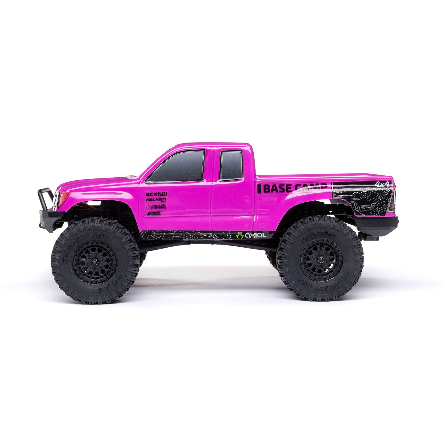 Axial 1/24 SCX24 Base Camp 4X4 RTR Brushed Rock Crawler (Battery & Charger Included), Pink